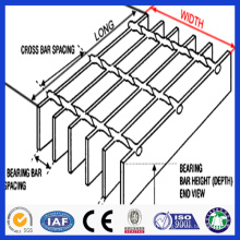 Grille de barre d&#39;acier serré galvanisé professionnel pour usine